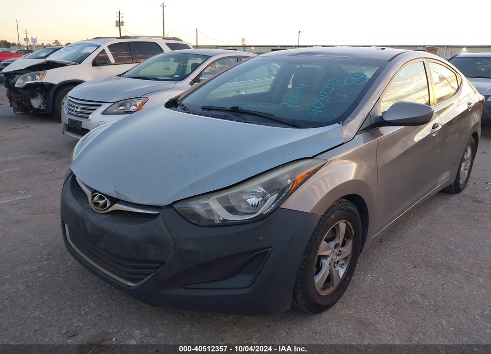 2015 HYUNDAI ELANTRA SE VIN: 5NPDH4AE8FH551297