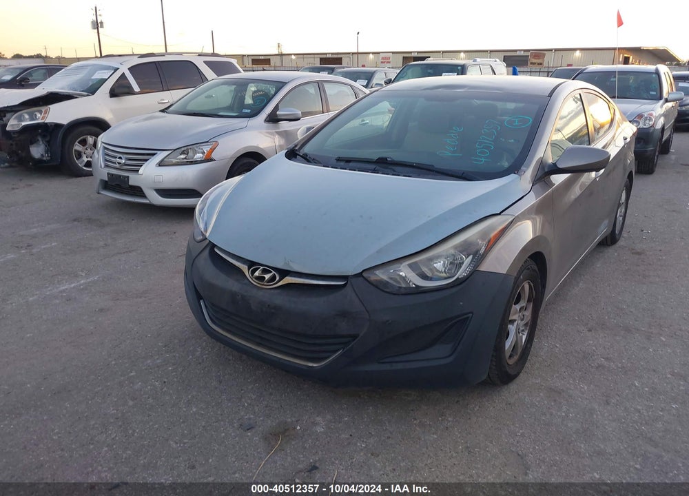 2015 HYUNDAI ELANTRA SE VIN: 5NPDH4AE8FH551297