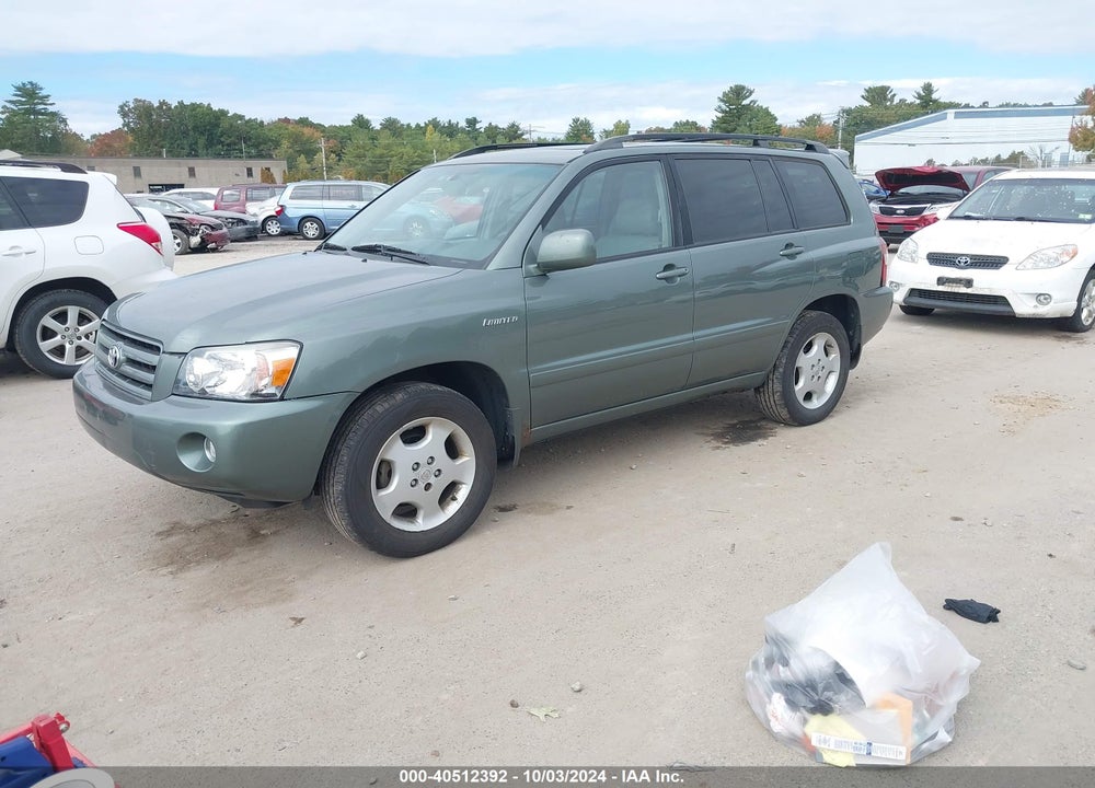 2004 TOYOTA HIGHLANDER LIMITED V6 VIN: JTEEP21A240049870