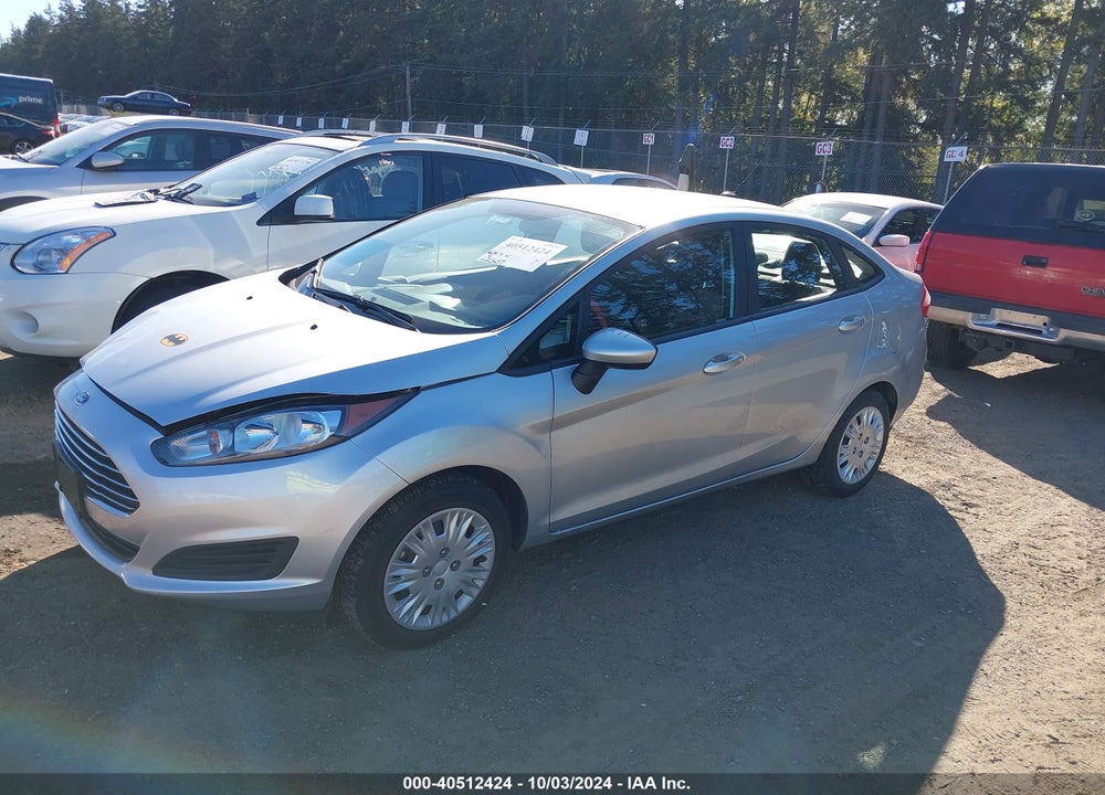 2016 FORD FIESTA S VIN: 3FADP4AJ6GM127389