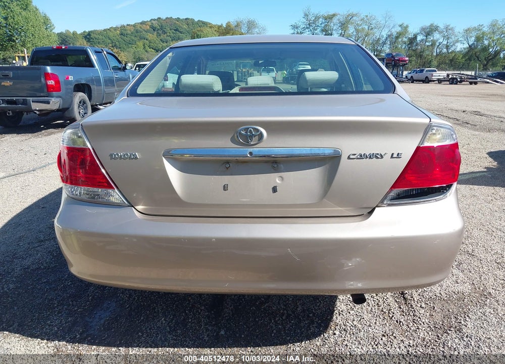 2005 TOYOTA CAMRY LE VIN: 4T1BE32K05U957119