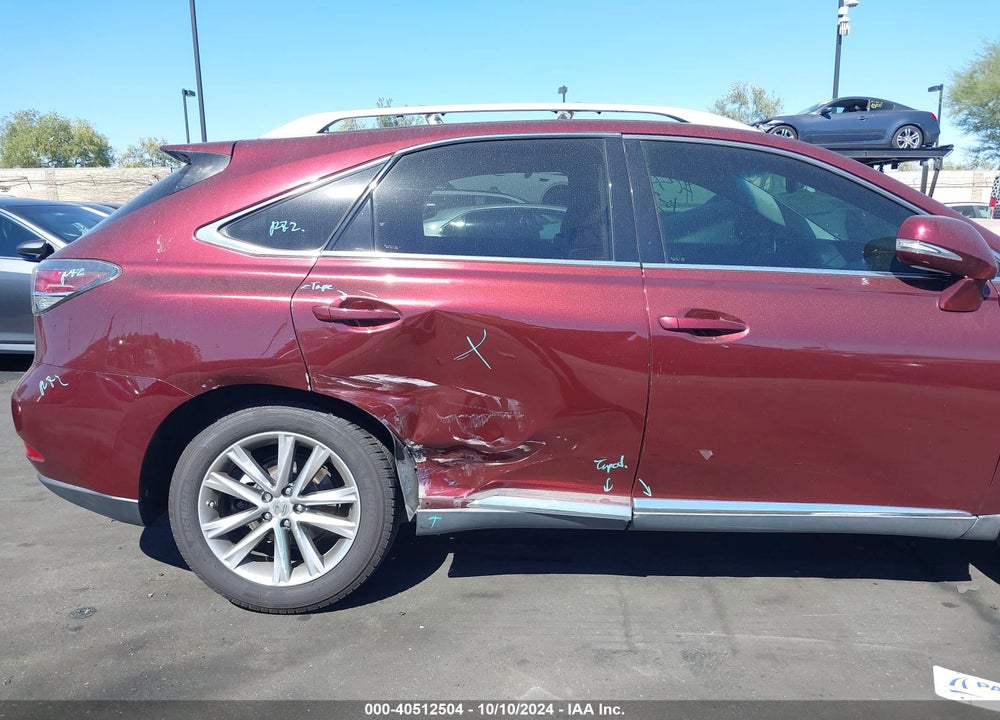 2013 LEXUS RX 350 VIN: 2T2ZK1BA6DC100902