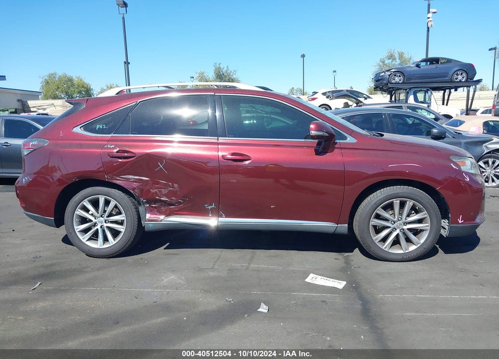 2013 LEXUS RX 350 VIN: 2T2ZK1BA6DC100902