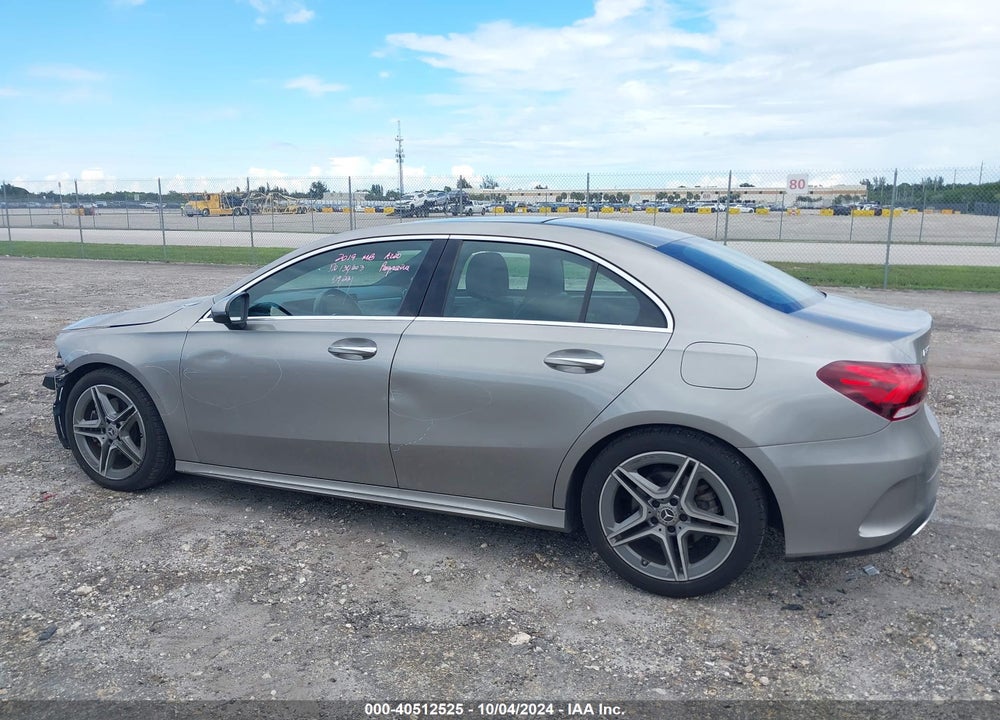 2019 MERCEDES-BENZ A 220 VIN: WDD3G4EB0KW004484