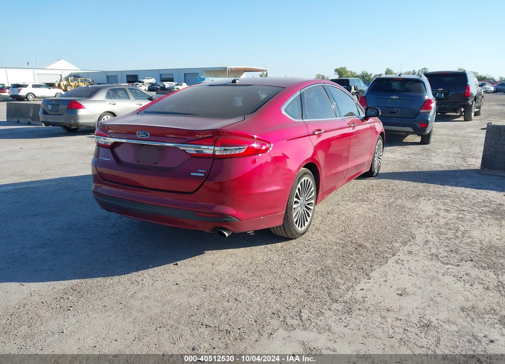 2018 FORD FUSION SE VIN: 3FA6P0HDXJR245635