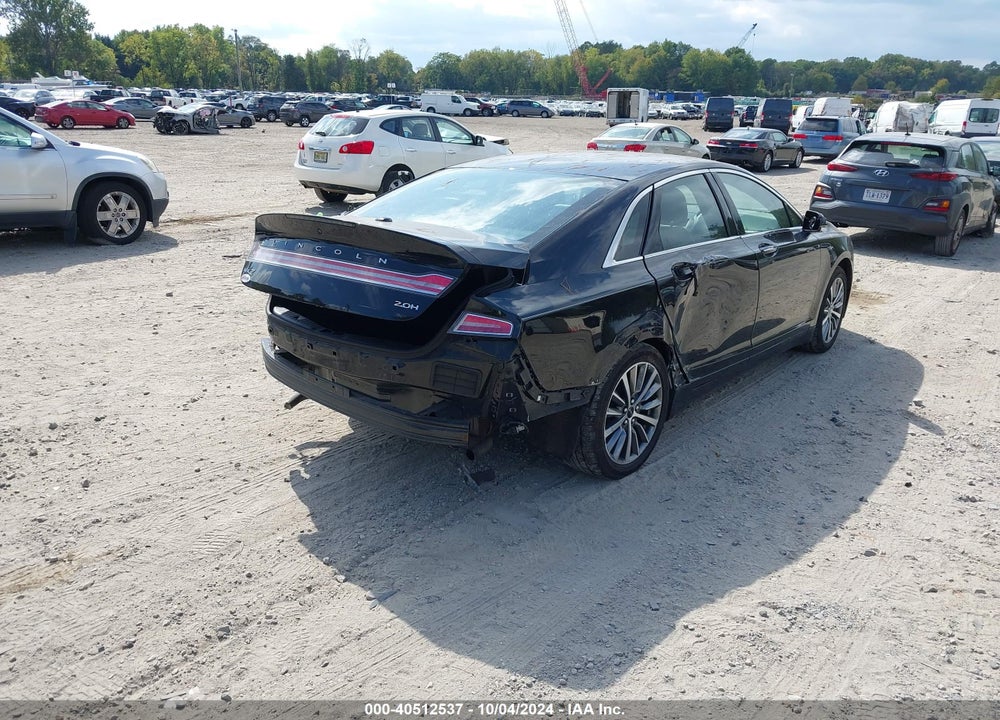 2018 LINCOLN MKZ HYBRID PREMIERE VIN: 3LN6L5KU9JR624035