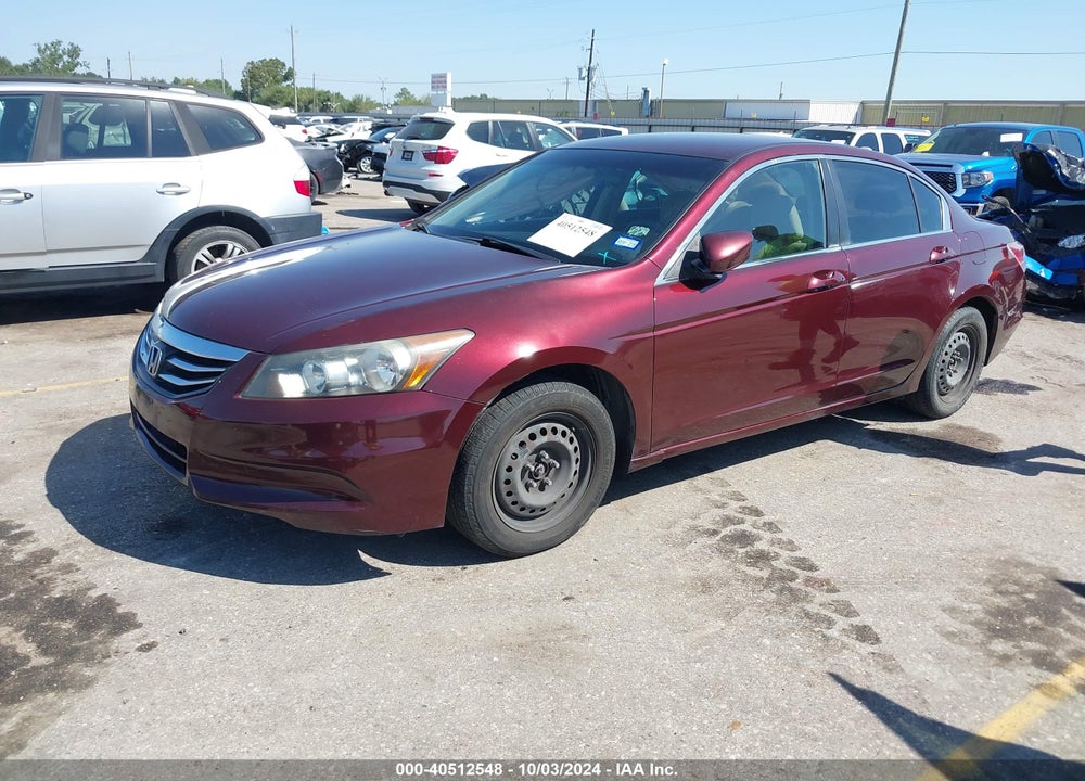 2011 HONDA ACCORD 2.4 LX VIN: 1HGCP2F3XBA058041