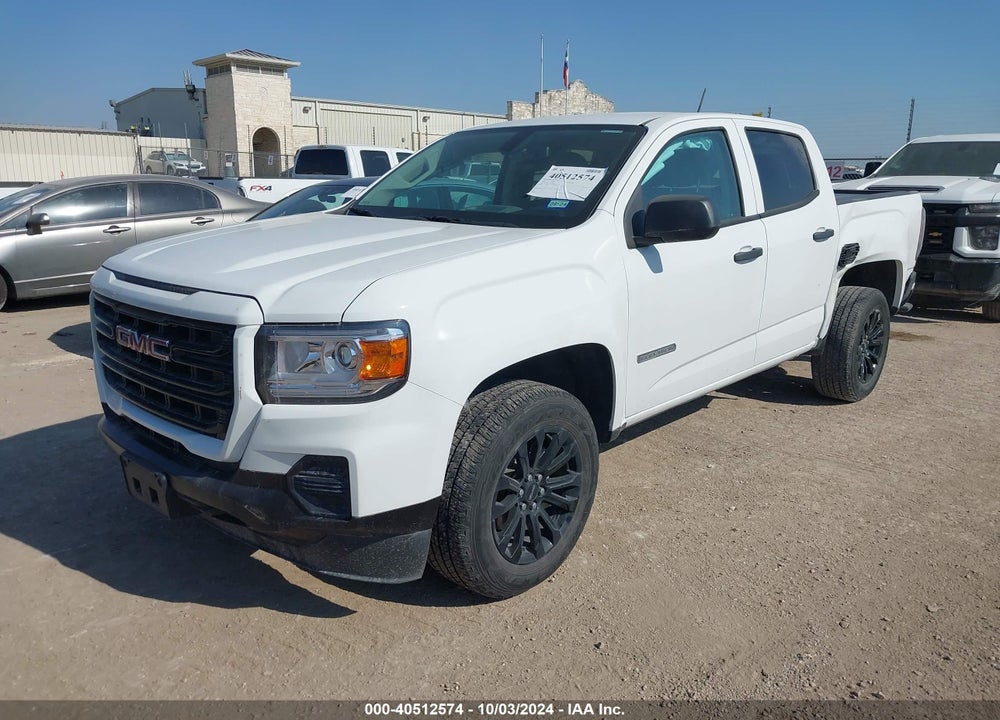 2022 GMC CANYON 2WD SHORT BOX ELEVATION STANDARD VIN: 1GTG5BEA3N1296405
