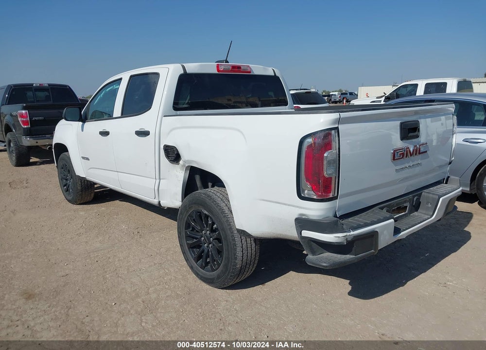 2022 GMC CANYON 2WD SHORT BOX ELEVATION STANDARD VIN: 1GTG5BEA3N1296405
