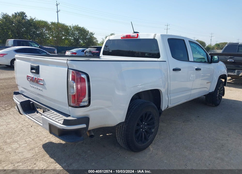 2022 GMC CANYON 2WD SHORT BOX ELEVATION STANDARD VIN: 1GTG5BEA3N1296405