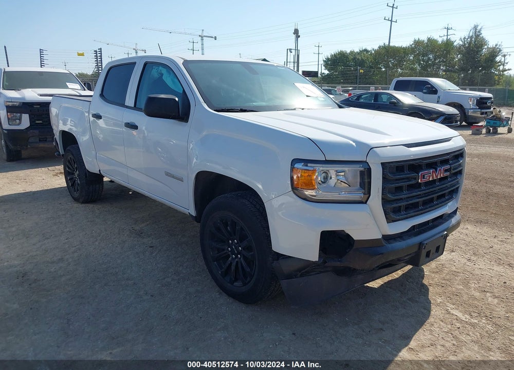 2022 GMC CANYON 2WD SHORT BOX ELEVATION STANDARD VIN: 1GTG5BEA3N1296405