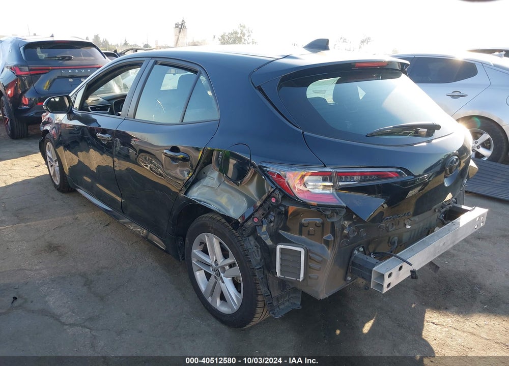 2022 TOYOTA COROLLA SE VIN: JTND4MBE7N3169360