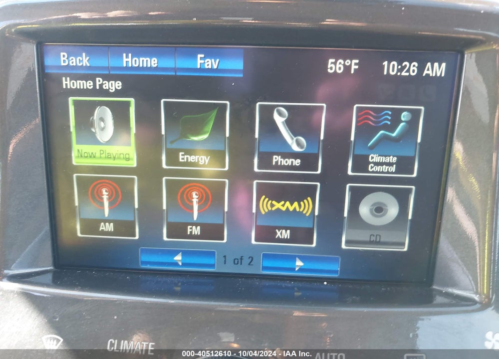 2012 CHEVROLET VOLT VIN: 1G1RB6E47CU119184