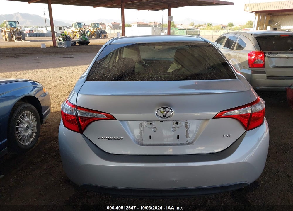 2016 TOYOTA COROLLA VIN: 5YFBURHE3GP382770