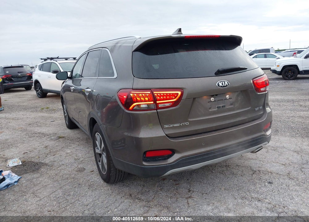 2019 KIA SORENTO 3.3L EX VIN: 5XYPH4A59KG460716