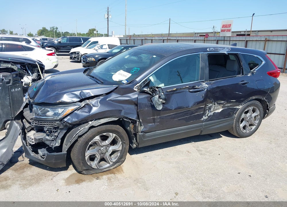 2017 HONDA CR-V EX-L/EX-L NAVI VIN: 7FARW1H87HE034489