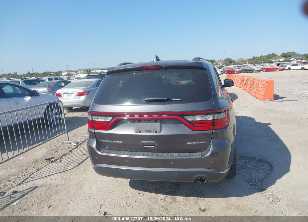 2015 DODGE DURANGO LIMITED VIN: 1C4RDHDGXFC145460