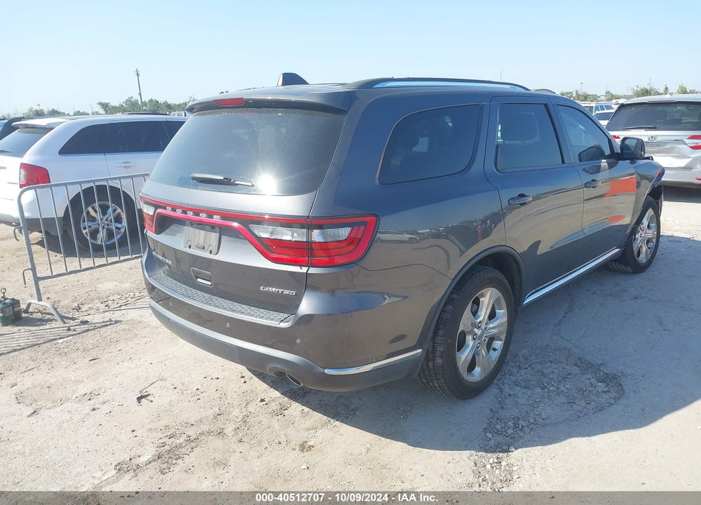 2015 DODGE DURANGO LIMITED VIN: 1C4RDHDGXFC145460