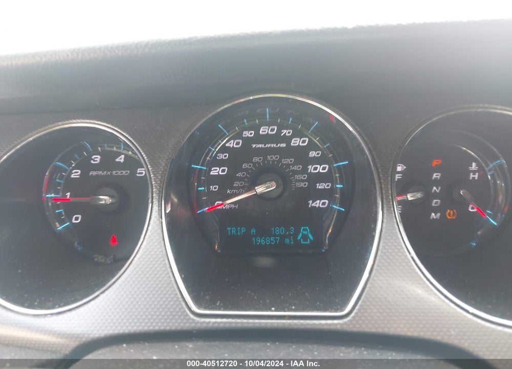 2011 FORD TAURUS SEL VIN: 1FAHP2EW0BG187795