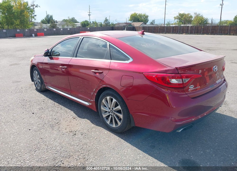2016 HYUNDAI SONATA SPORT VIN: 5NPE34AFXGH272382