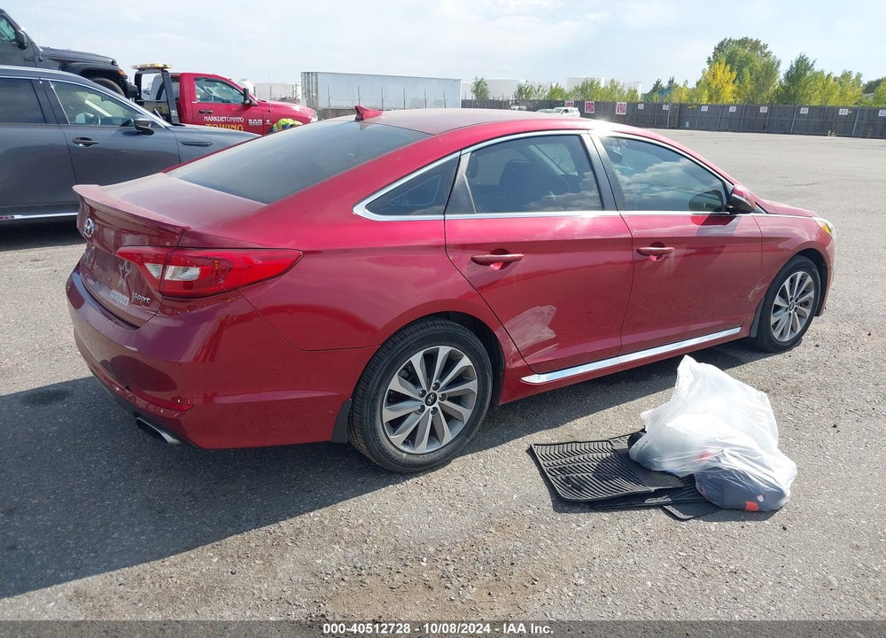 2016 HYUNDAI SONATA SPORT VIN: 5NPE34AFXGH272382
