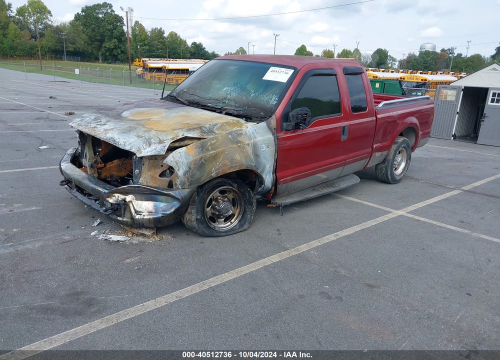 2001 FORD F-250 VIN: 1FTNX20L81EB80968