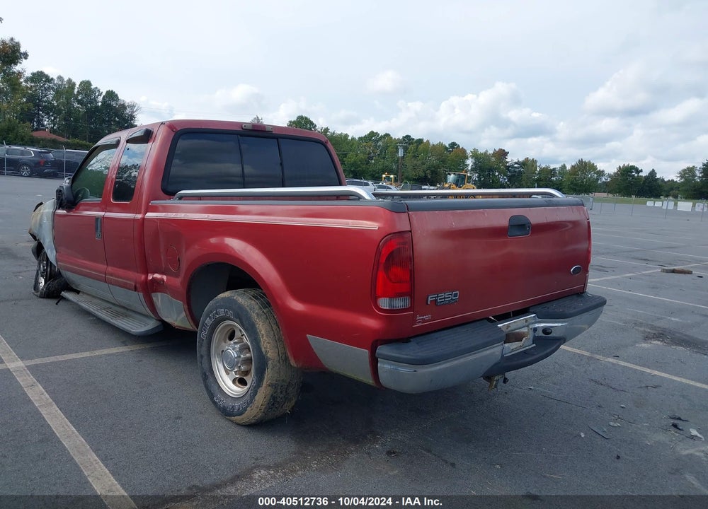 2001 FORD F-250 VIN: 1FTNX20L81EB80968