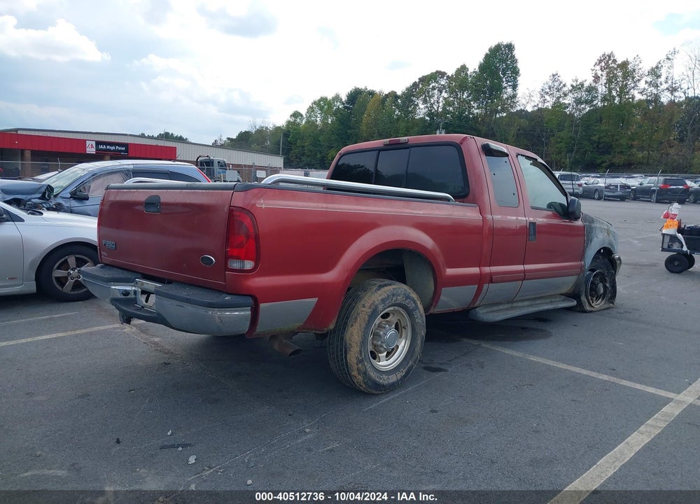 2001 FORD F-250 VIN: 1FTNX20L81EB80968