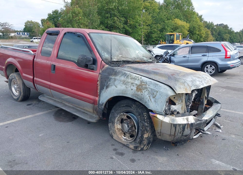 2001 FORD F-250 VIN: 1FTNX20L81EB80968