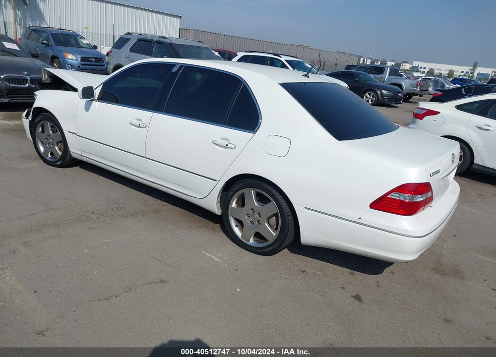 2005 LEXUS LS 430 VIN: JTHBN36F855021730