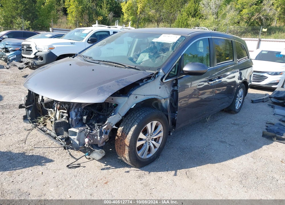 2015 HONDA ODYSSEY EX-L VIN: 5FNRL5H60FB100159