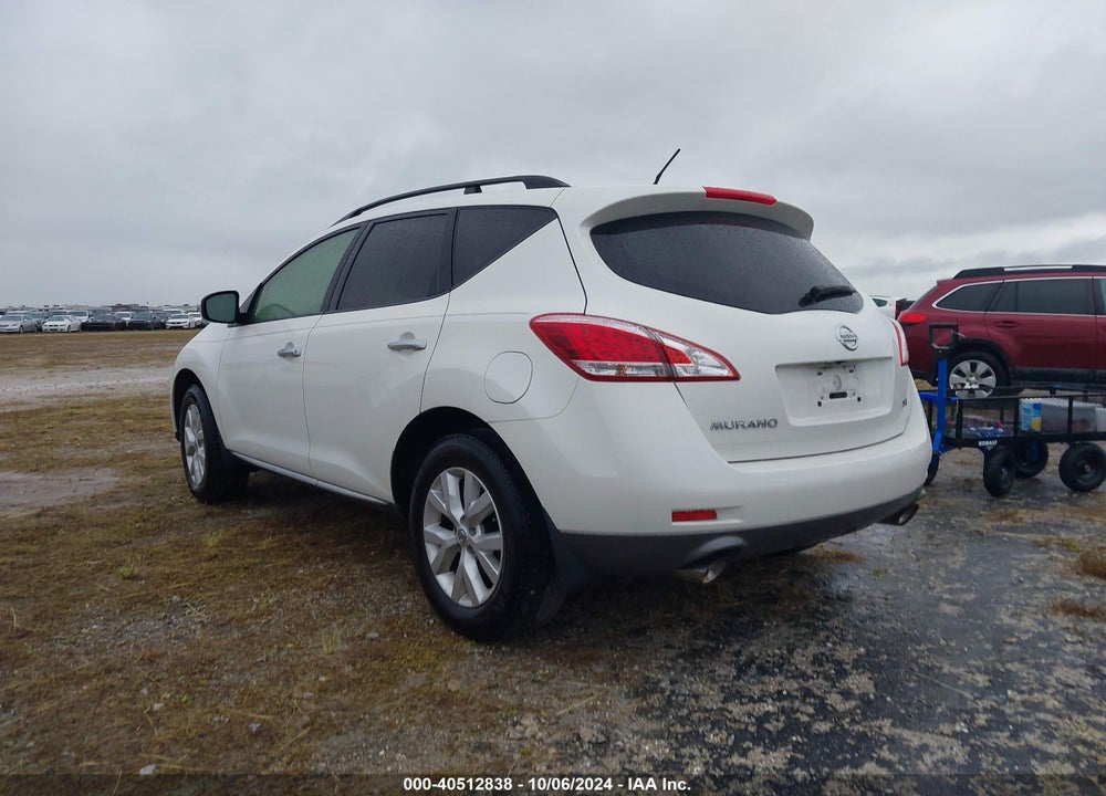 2013 NISSAN MURANO SL VIN: JN8AZ1MU3DW211780