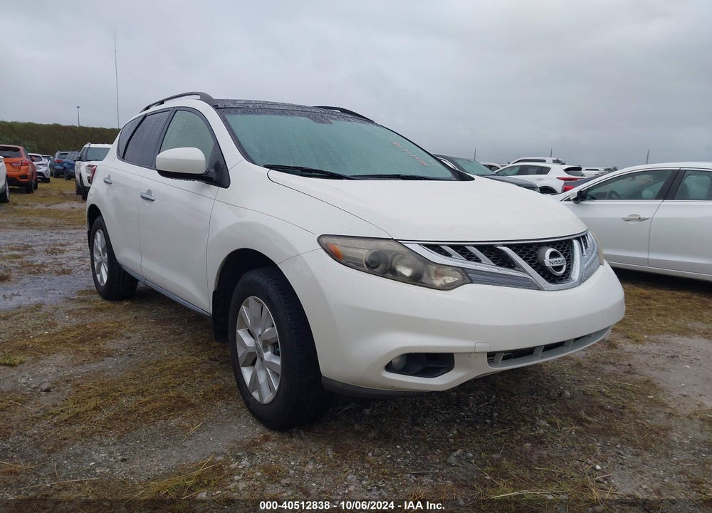 2013 NISSAN MURANO SL VIN: JN8AZ1MU3DW211780
