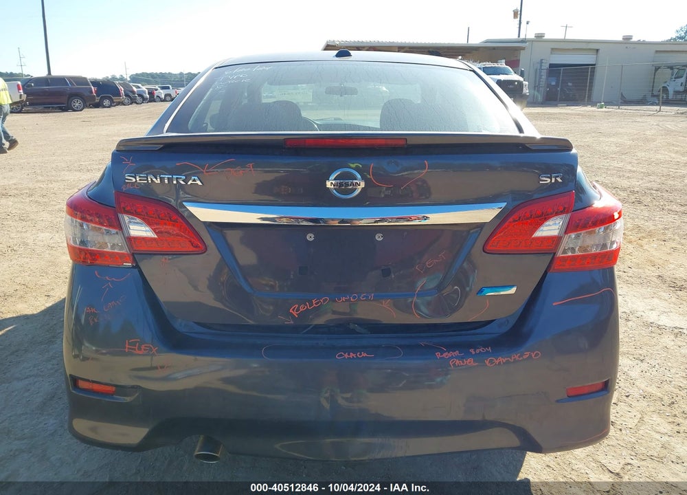 2013 NISSAN SENTRA SR VIN: 3N1AB7AP0DL627568