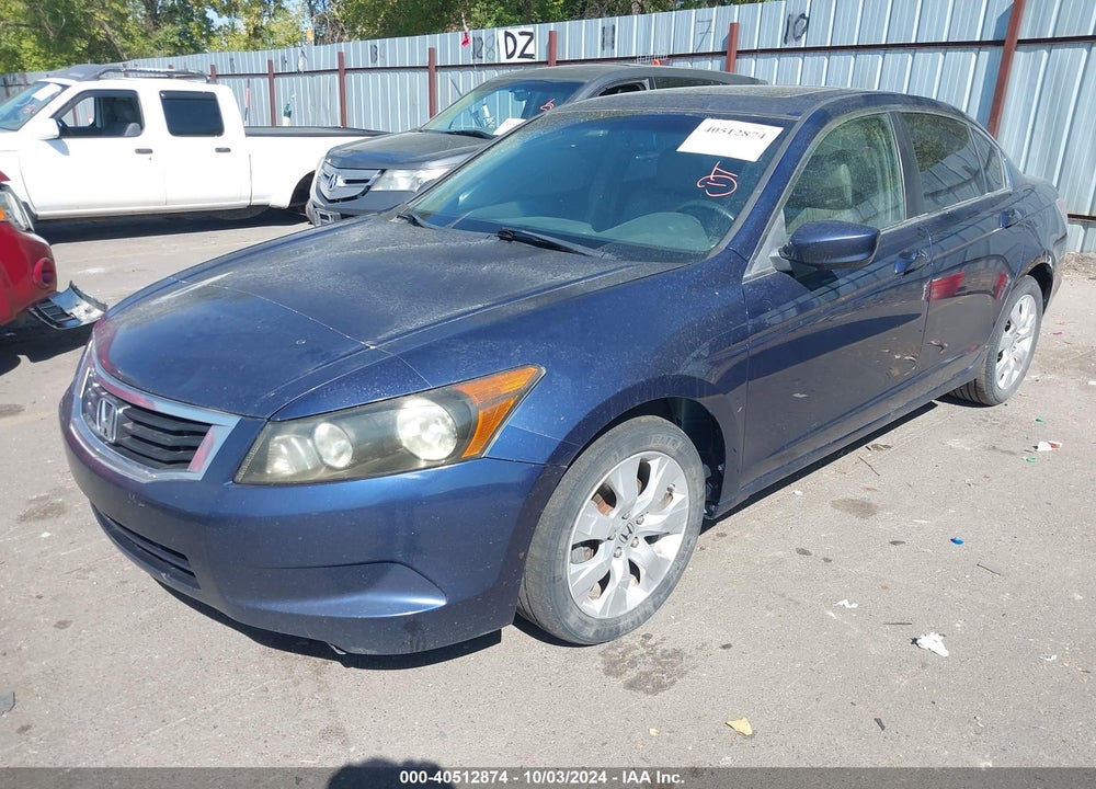 2009 HONDA ACCORD 2.4 EX-L VIN: 1HGCP268X9A100357
