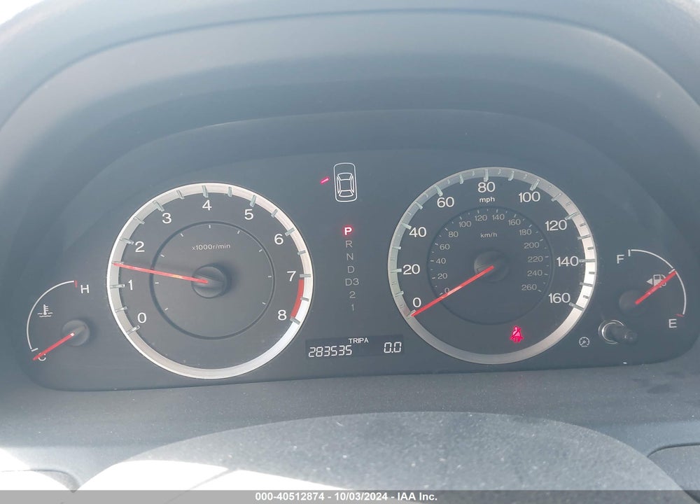 2009 HONDA ACCORD 2.4 EX-L VIN: 1HGCP268X9A100357