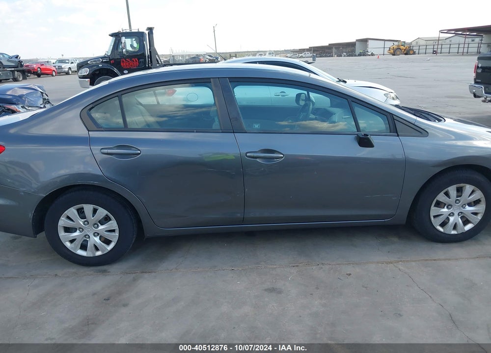 2012 HONDA CIVIC VIN: 19XFB2F52CE036724