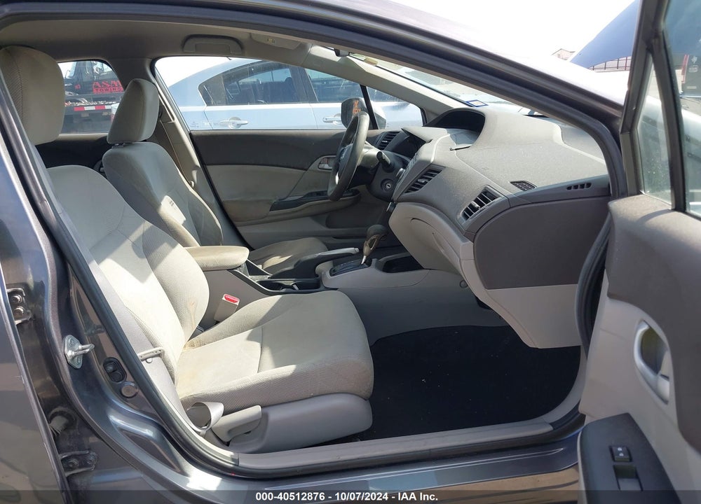 2012 HONDA CIVIC VIN: 19XFB2F52CE036724