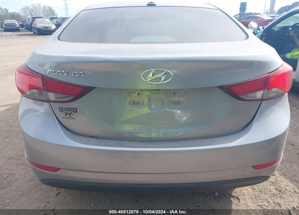 2016 HYUNDAI ELANTRA VALUE EDITION VIN: 5NPDH4AE9GH676049