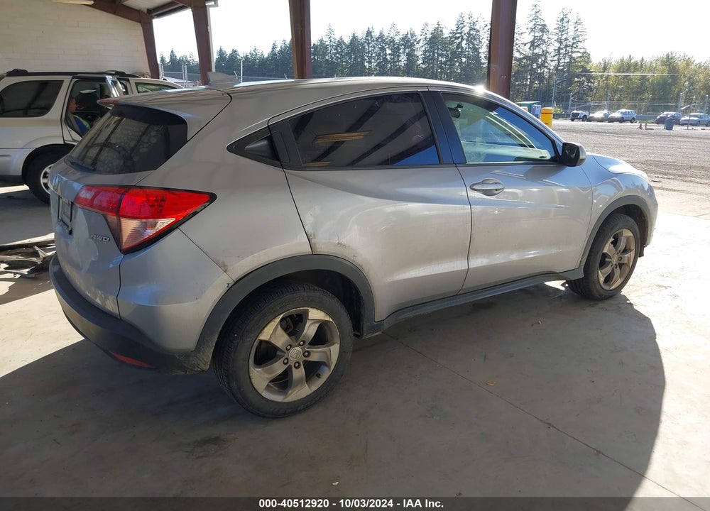 2018 HONDA HR-V LX VIN: 3CZRU6H39JG702449