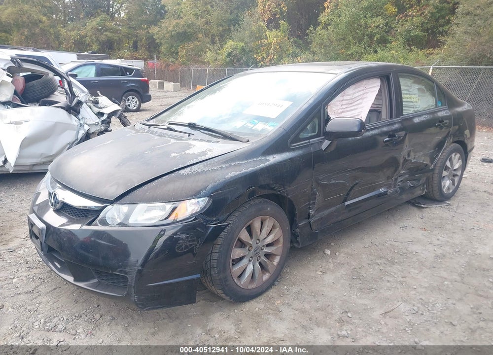 2010 HONDA CIVIC EX-L VIN: 2HGFA1F94AH553171