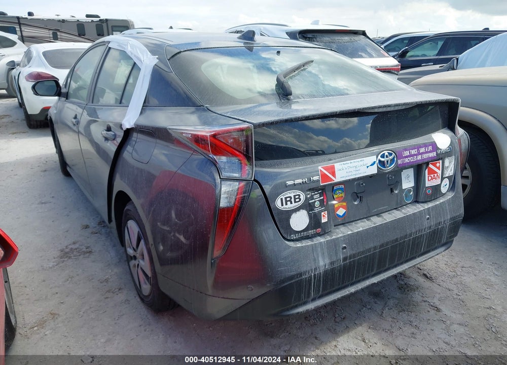 2018 TOYOTA PRIUS THREE VIN: JTDKARFU9J3067216