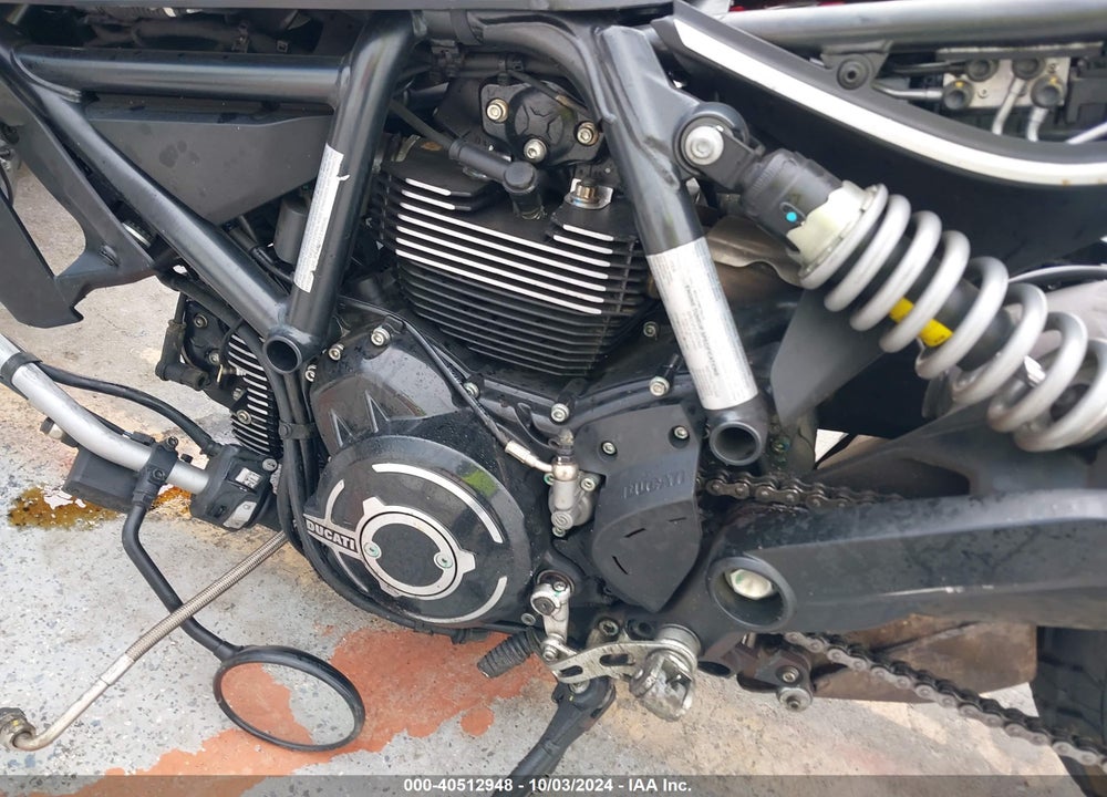 2021 DUCATI SCRAMBLER DESERT SLED VIN: ML0KAFPM7MT003855