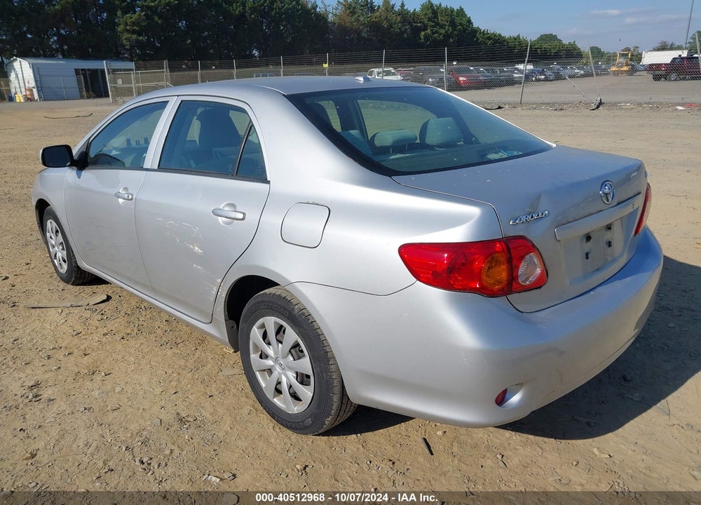 2009 TOYOTA COROLLA LE VIN: JTDBL40E799081929