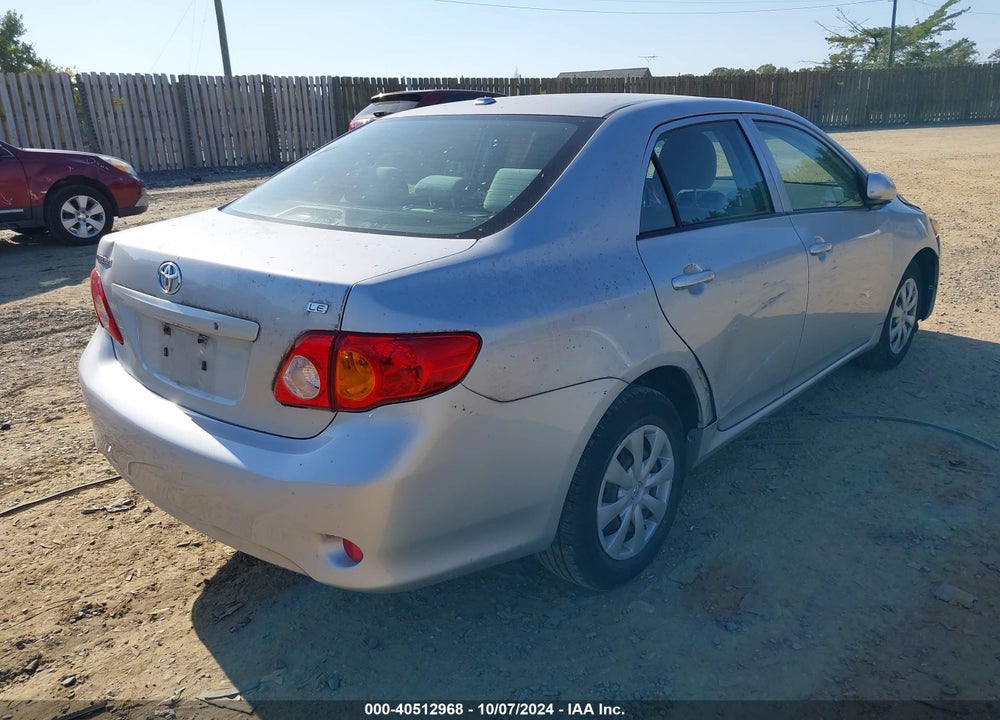 2009 TOYOTA COROLLA LE VIN: JTDBL40E799081929