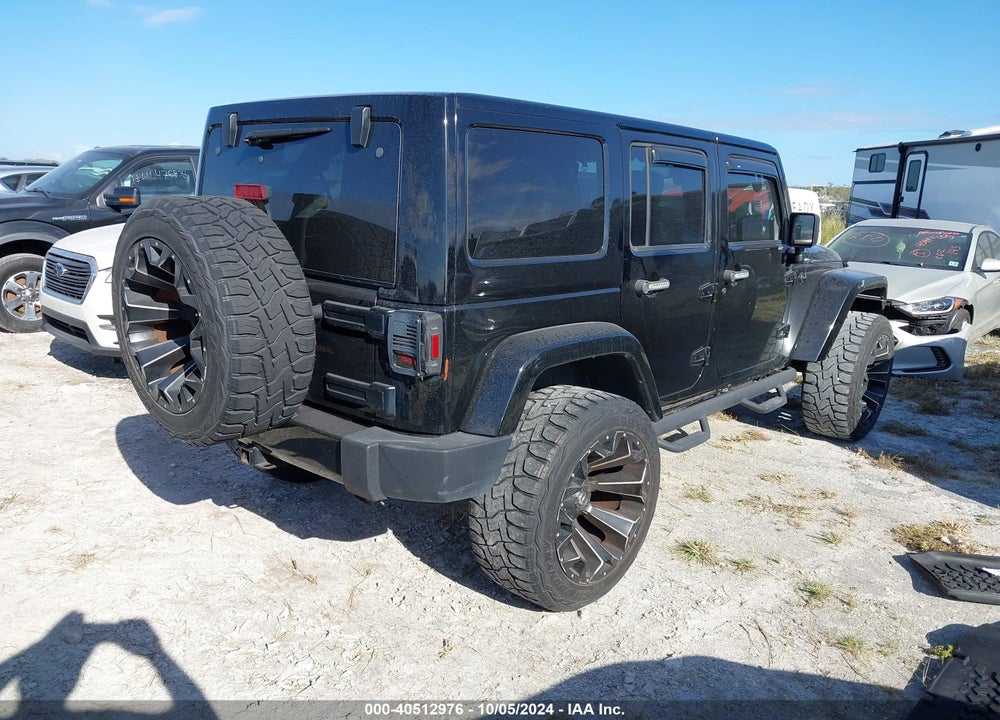 2016 ANGLER JEEP WR UNLIMITED SAHARA VIN: 1C4BJWEG0GL264486