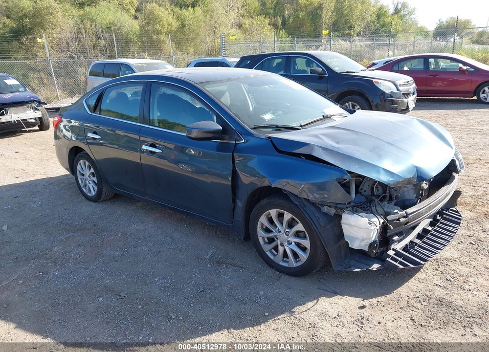 2017 NISSAN SENTRA SV VIN: 3N1AB7AP6HY211680