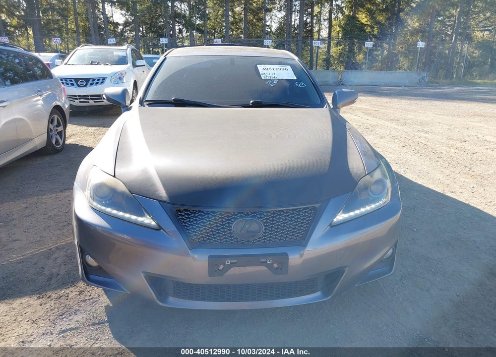 2012 LEXUS IS 250 VIN: JTHCF5C25C5054695