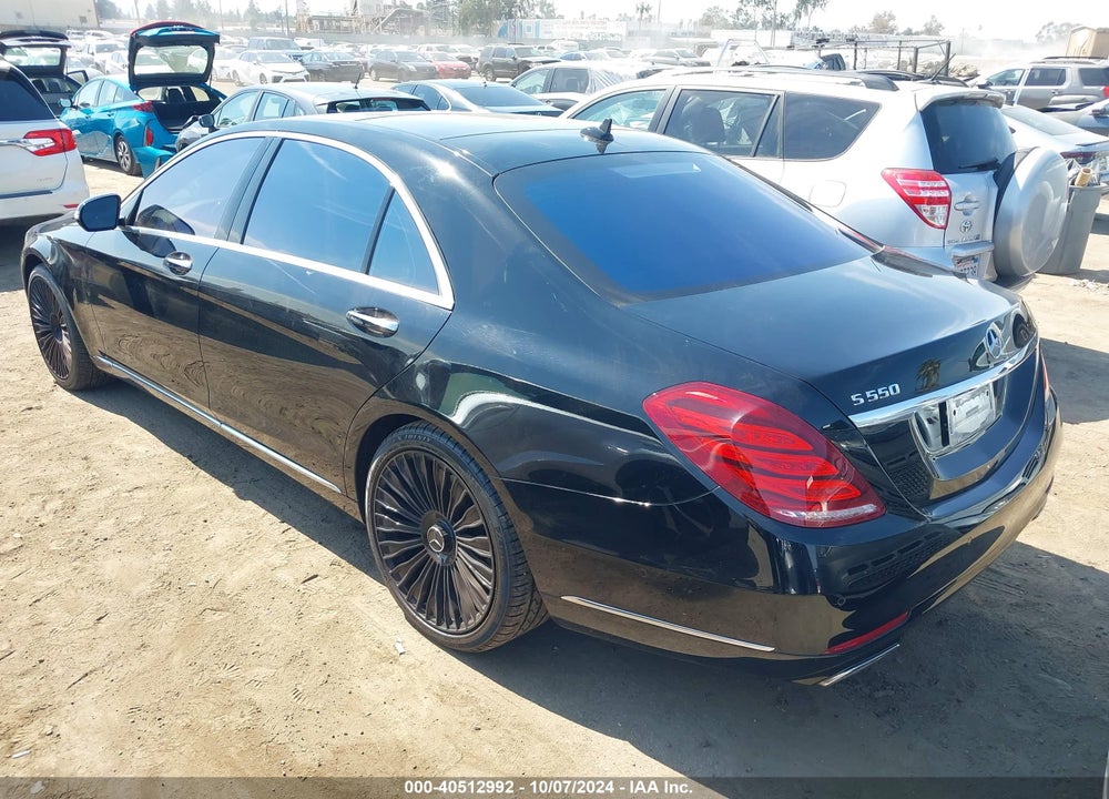 2015 MERCEDES-BENZ S 550 VIN: WDDUG8CB0FA099761