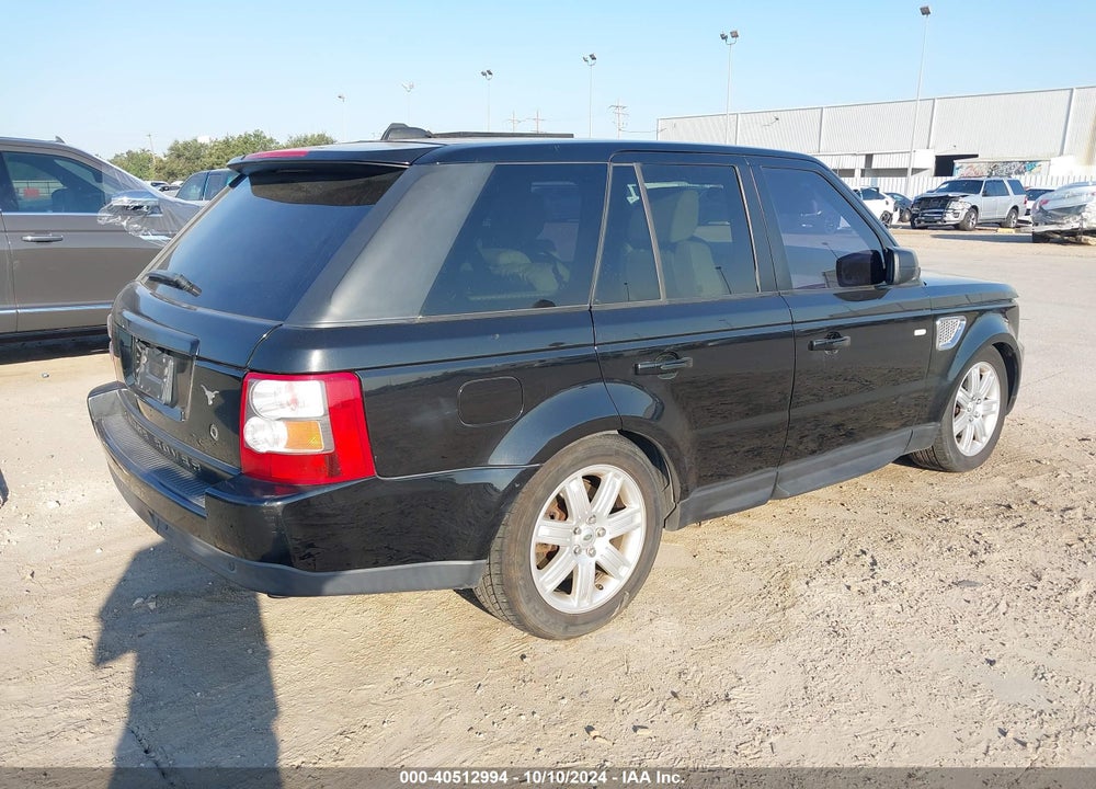 2008 LAND ROVER RANGE ROVER SPORT HSE VIN: SALSK25448A182701